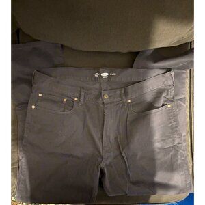 Old Navy Slim Front Cargo Pants Men's Size 36x30 Gray Casual Work Utility Pants